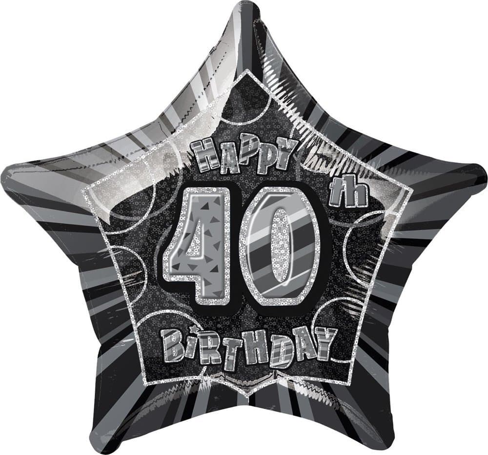 Unique Party 92068 - 9ft Foil Glitz Pink Happy 80th Birthday Banner — view 168