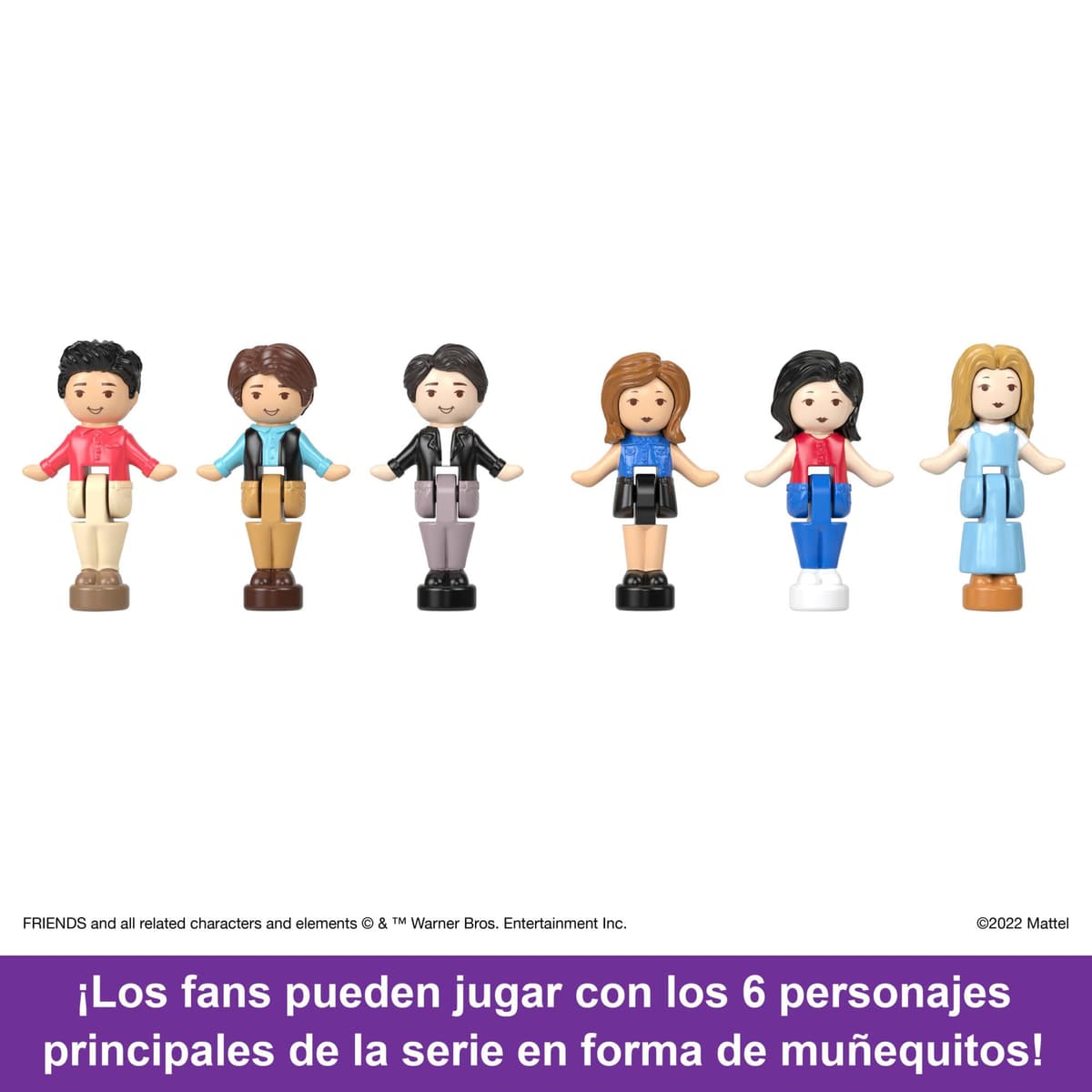 Polly Pocket Conjunto de Juego, Estuche de Friends con 6 muñecos y 9 Accesorios, HKV74 — view 4