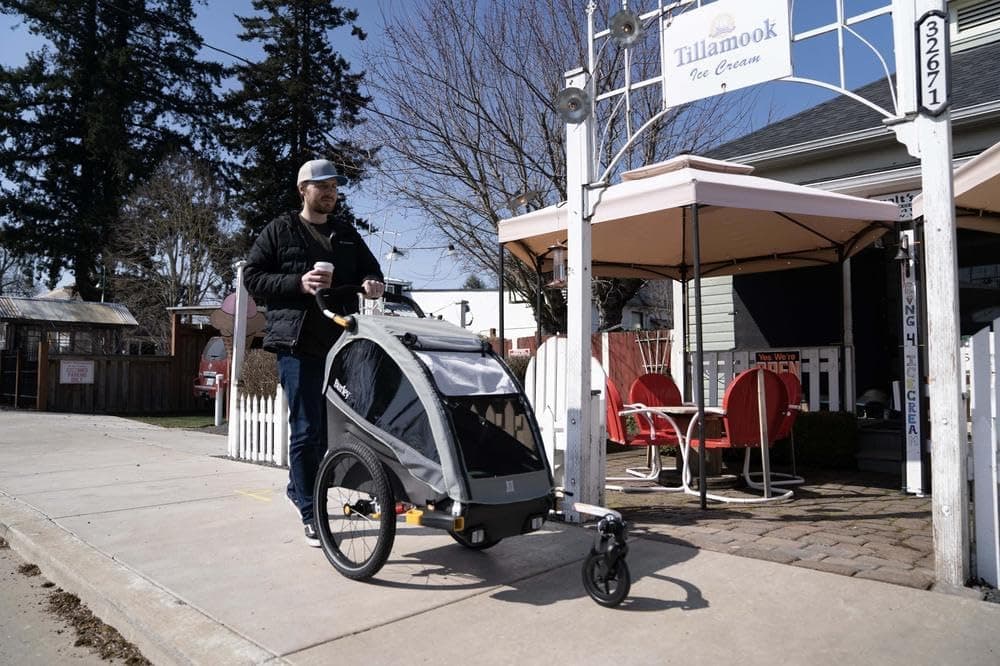 Burley Stroller Kit One Wheel Trailer - Black — view 3
