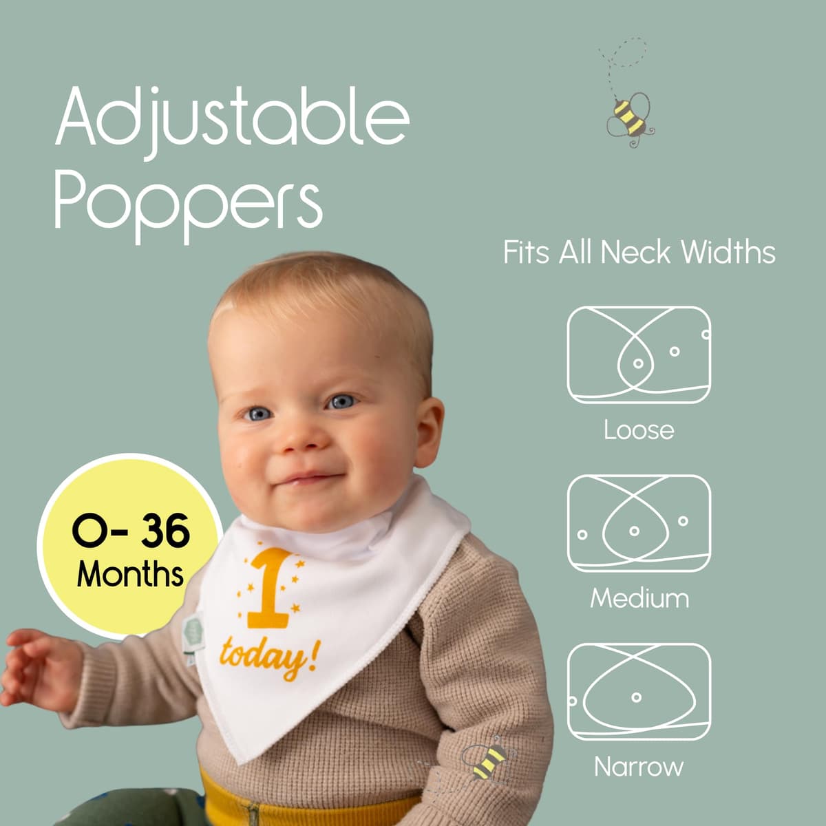 Bandana Dribble Bibs - Cotton Front Baby Bibs Newborn to 24 Months - Newborn Baby Gifts - Bibs For Comfortable Kids — view 138
