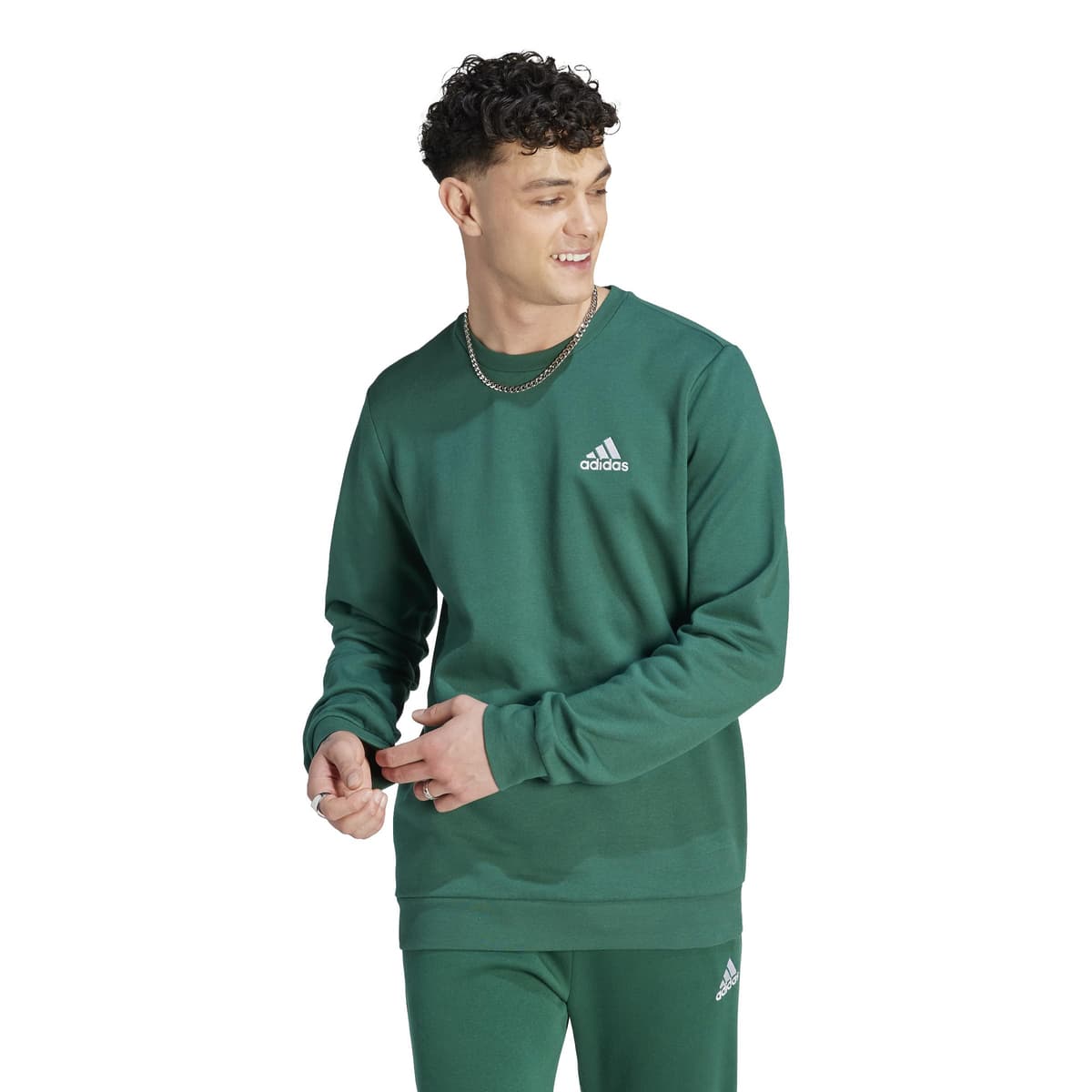 Adidas Hombre Essentials FEELCOZY Fleece Sweatshirt — view 39