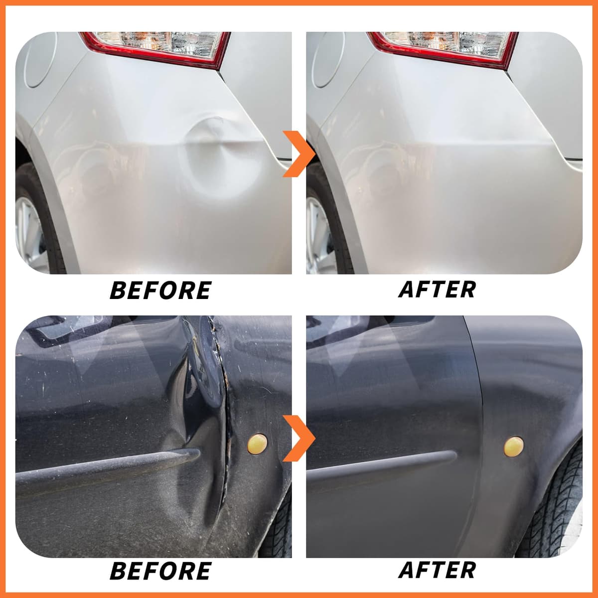 3-Pack Heavy-Duty Dent Puller Kit with Strong Suction Cups | Paintless Car Dent Repair Tool for Auto Body, Glass & Tile Lifting | Universal Dent Removal for Smooth Surfaces & Moving Heavy Objects — view 2