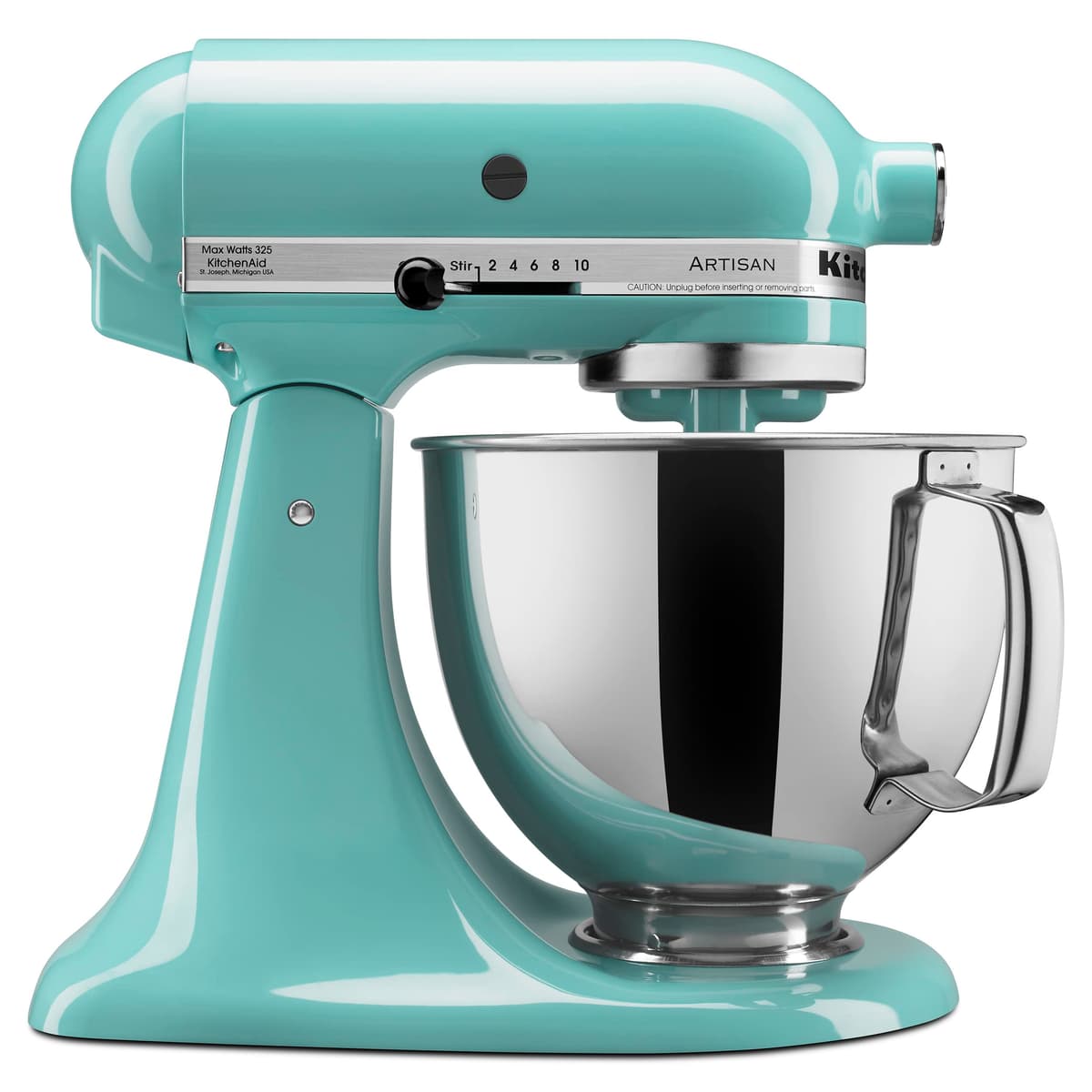 KitchenAid Artisan Series 5 Quart Tilt Head Stand Mixer with Pouring Shield KSM150PS, White — view 21