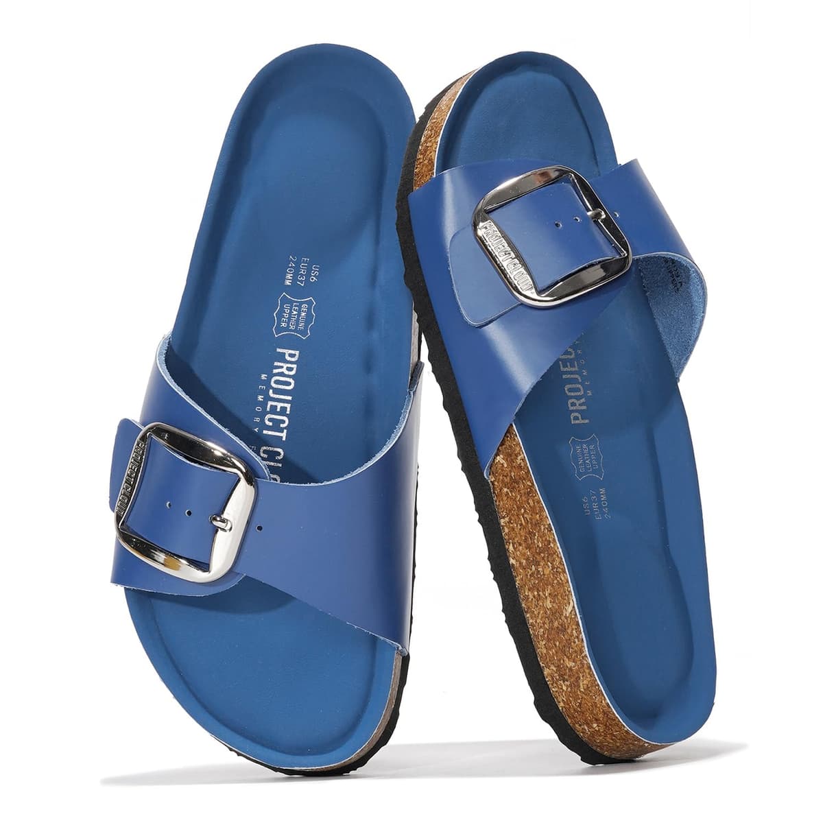 Project Cloud 100% Genuine Leather Sandals Women Dressy Beach Essentials Slides for Women Footwear - Lightweight with Memory Foam Insole Sandals for Women 2026 - Womens Slides — view 27