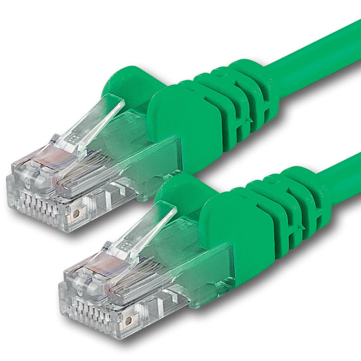 1aTTack.de 0.25m - black - 10 pieces - (PACK) - CAT.6 CAT6 Ethernet LAN network cable 1000 Mbit/s patch cable — view 96