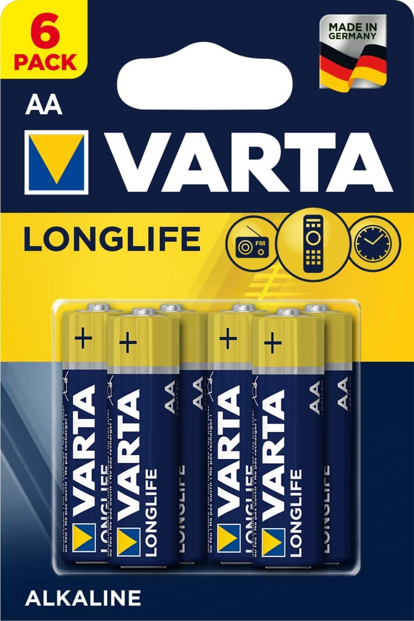 Varta Pila Longlife Power AAA Micro LR03 (paquete de 10 unidades), pila alcalina - «Made in Germany» - Adecuado para juguetes, linternas, mandos y otros aparatos que funcionan con pilas — view 9
