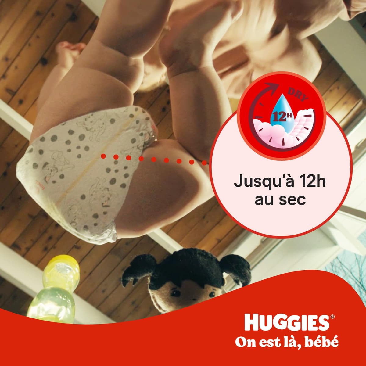 Huggies Little Movers Pañales para Bebé con Diseños Disney Talla 4 (7-18 kg), Comodidad para la Piel 24/7, 3 Packs de 50, Total 150 Pañales — view 5