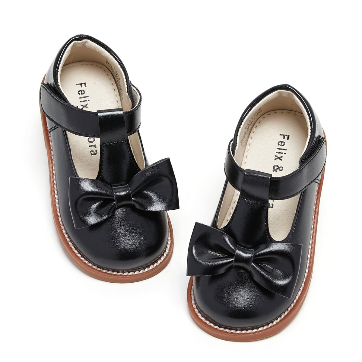 Felix & Flora Toddler Little Girl Mary Jane Dress Shoes - Ballet Flats for Girl Party School Shoes — view 49