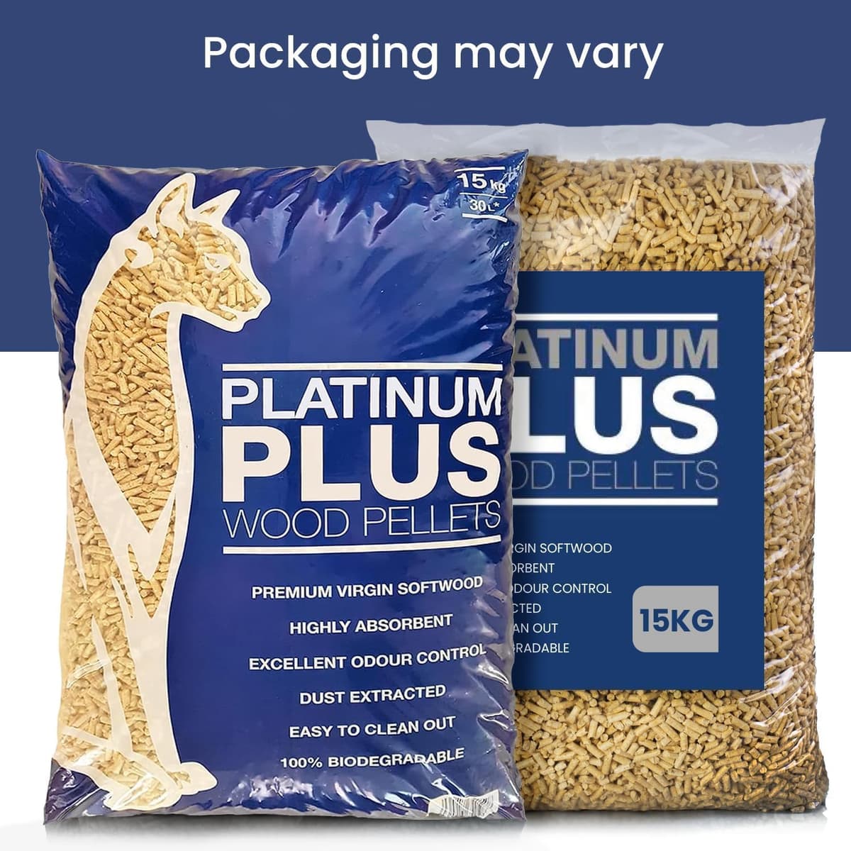 Platinum Plus Cat Litter 30L Bag | Premium Natural Wooden Pellets- Odour Control - Biodegradable Wood Pellet - Dust Free Abso — view 2