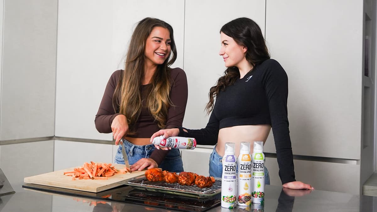 Rabeko Zero spray para cocinar bajo en calorías | HIERBAS ITALIANAS | 800 raciones, 2 kcal por pulverización | Spray para freír, asar y hornear | sin aditivos, sin azúcar|sin gluten 2 x 200ml — view 5