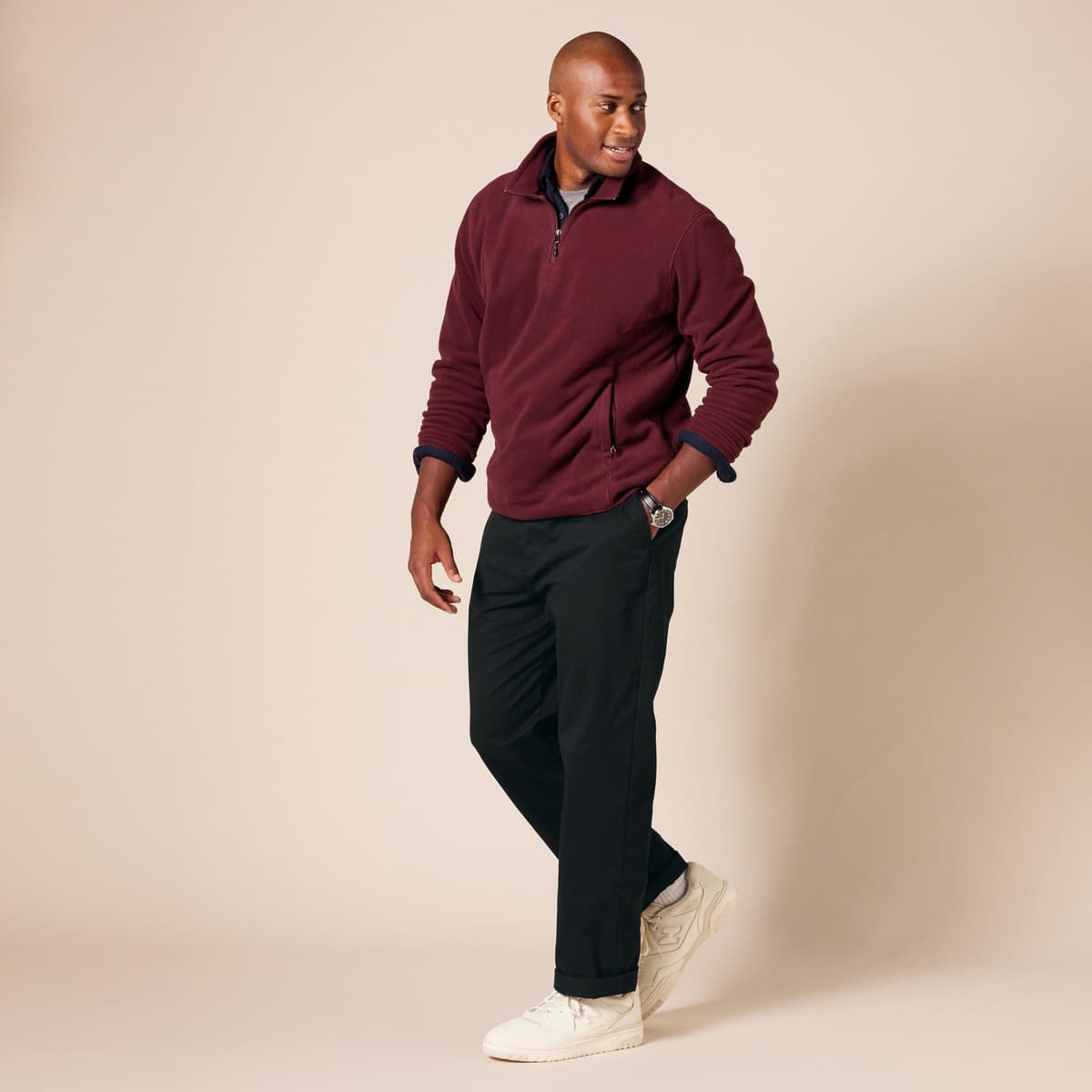 Amazon Essentials Men's Classic-Fit Wrinkle-Resistant Flat-Front Chino Trousers (Available in Big and Tall) — view 6