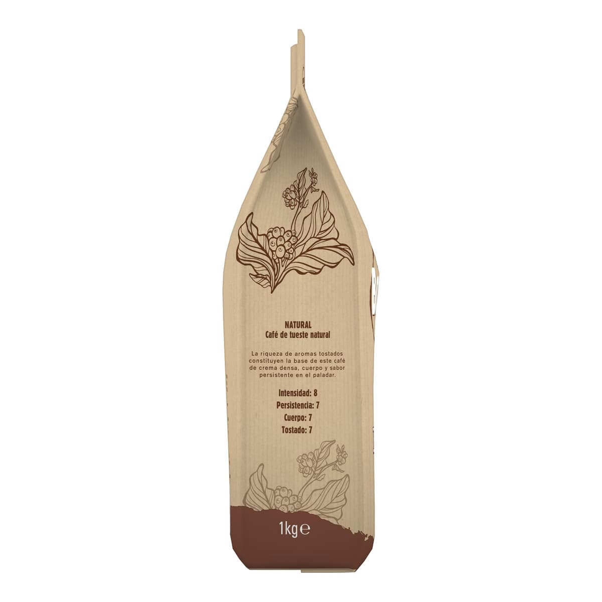 Bonka cafe en grano tostado natural para hostelería, Ideal para maquina de cafe Espresso - 1 paquete x 1 kg — view 2