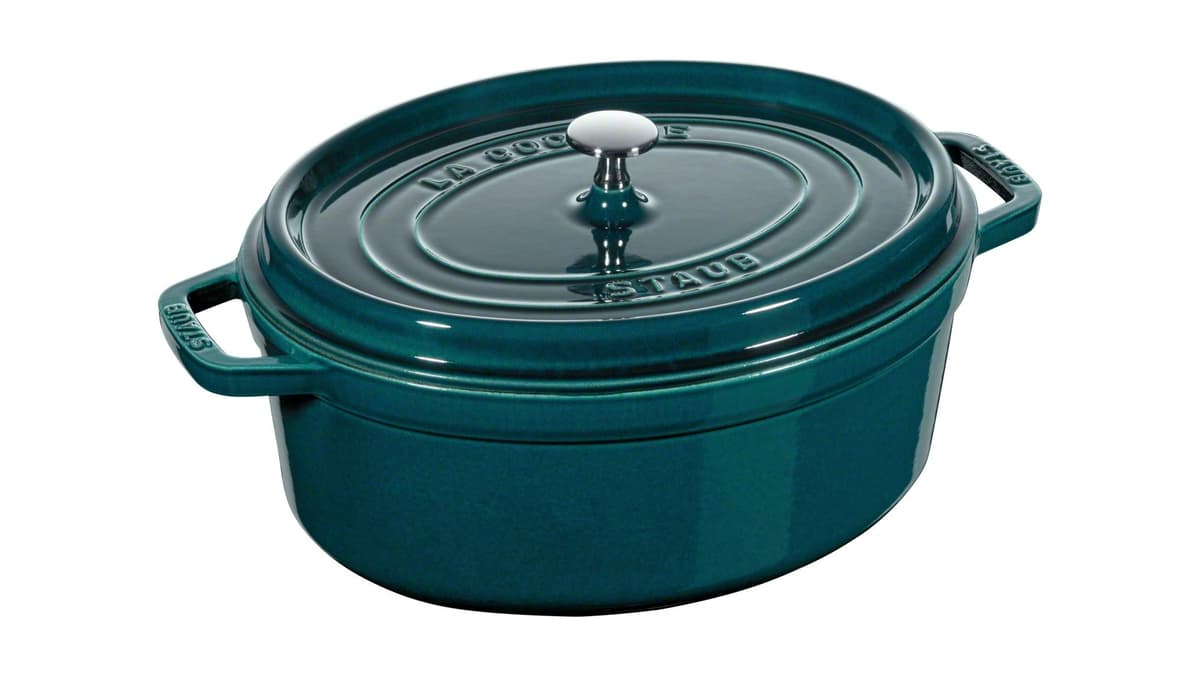 STAUB Cacerola/Cocotte de Hierro Fundido Ovalada, 17 cm, 1 L, Gris grafito — view 17