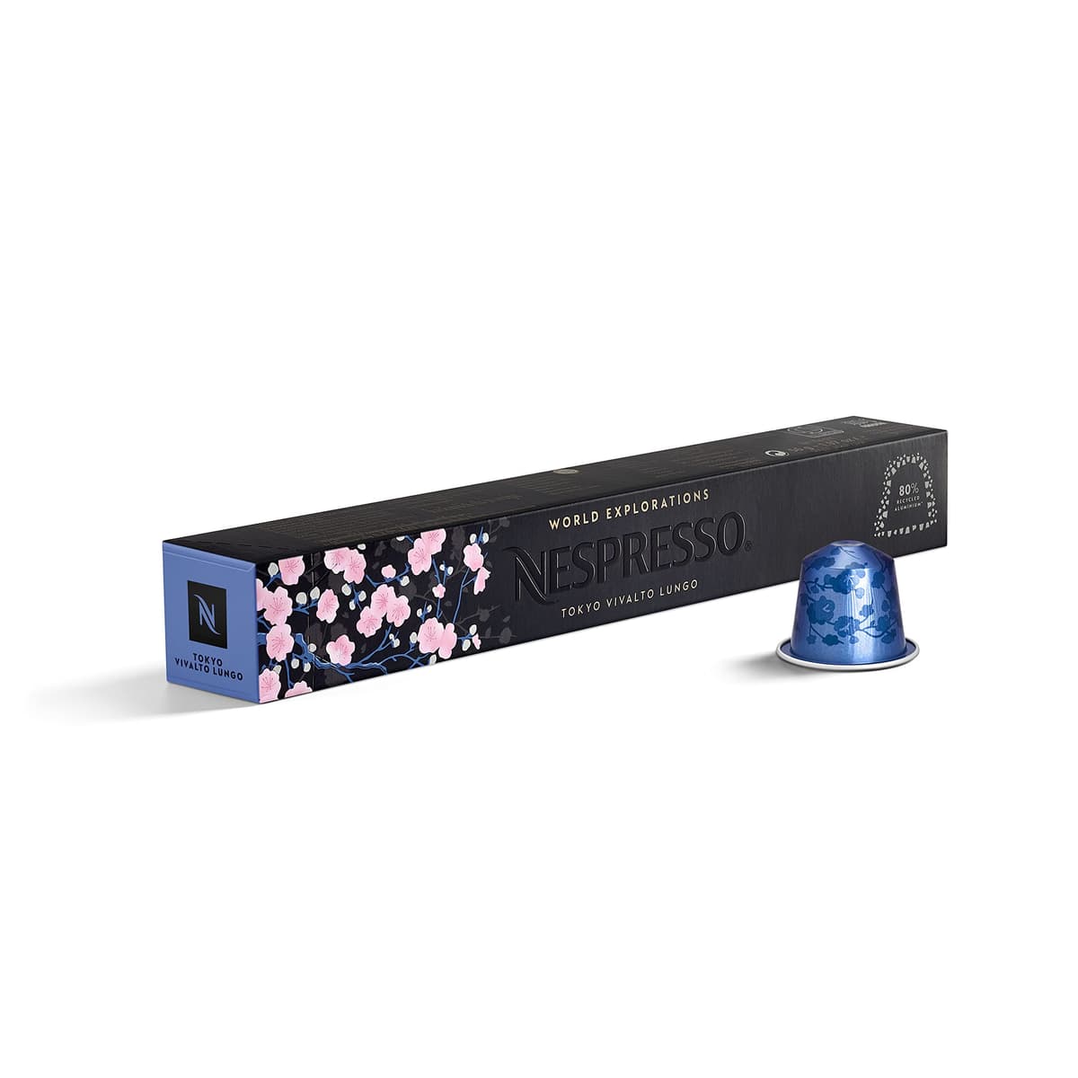 Nespresso Vertuo Double Espresso Selection Long Expiry Coffee Pods Capsules Chiaro Scuro 20 Pods 2 Sleeves — view 33