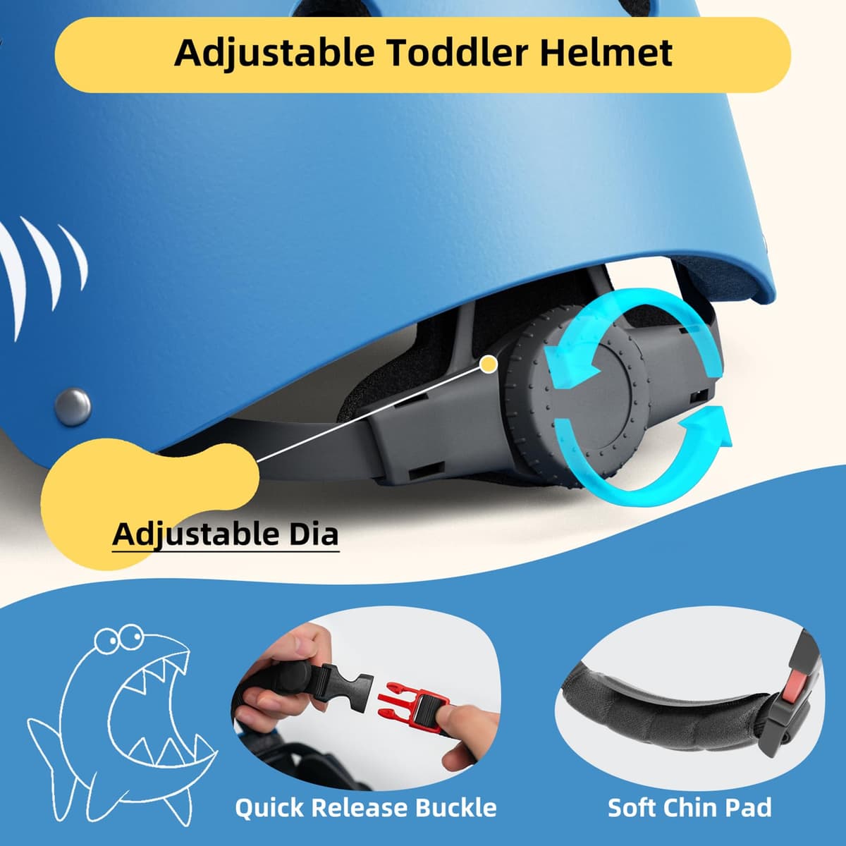 XJD Casco de Ciclismo para Niños Ajustable Casco Bicicleta Niño Casco Infantil Patinete Rollerskate de 3 a 14 Años Protecciones para Múltiples Deportes — view 45
