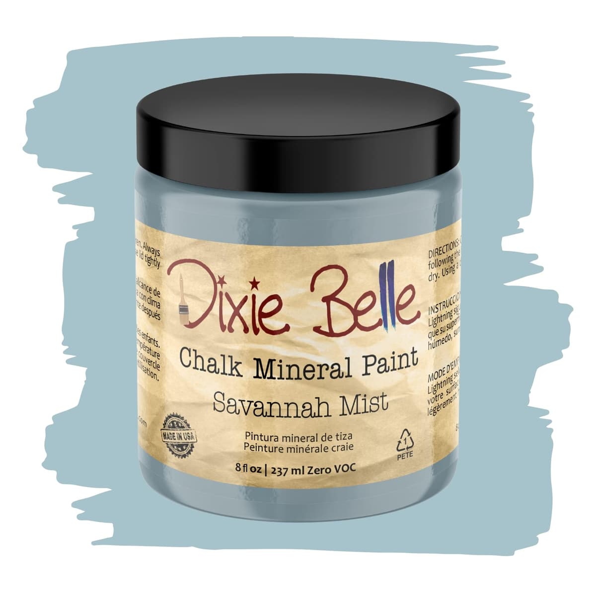 Dixie Belle Paint Company Chalk Finish Furniture Paint - Caviar (32oz) - Matte Black Chic Chalk Mineral DIY Furniture Paint — view 157