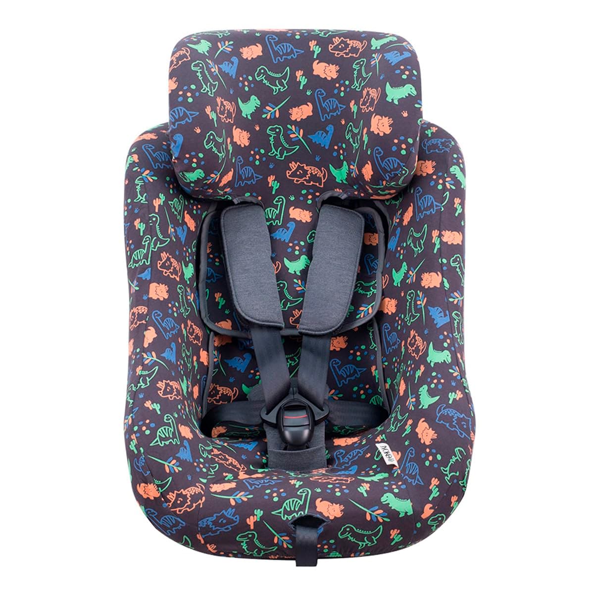 JYOKO Kids Funda de algodón Compatible con Joie Spin 360 y Nuna Rebl (Happy Dino) — view 2