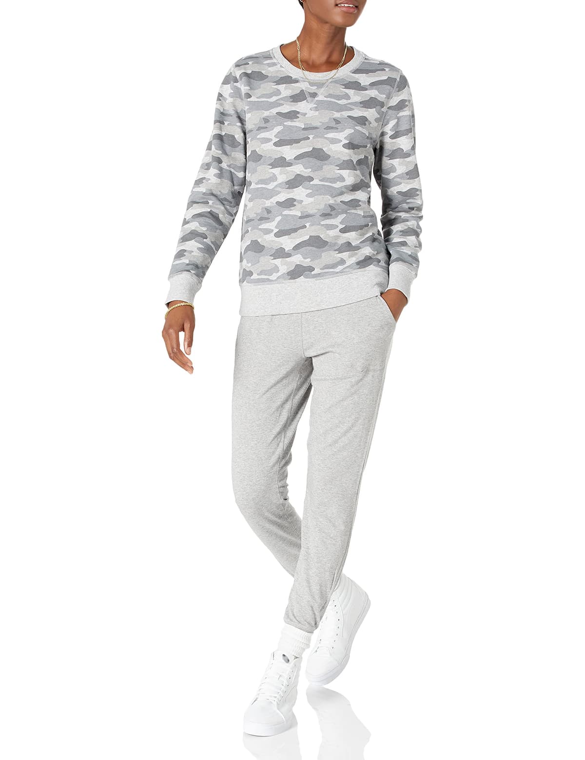 Amazon Essentials Mujer Sudadera con Cuello Redondo de Forro Polar (Disponible en Tallas Grandes) — view 115