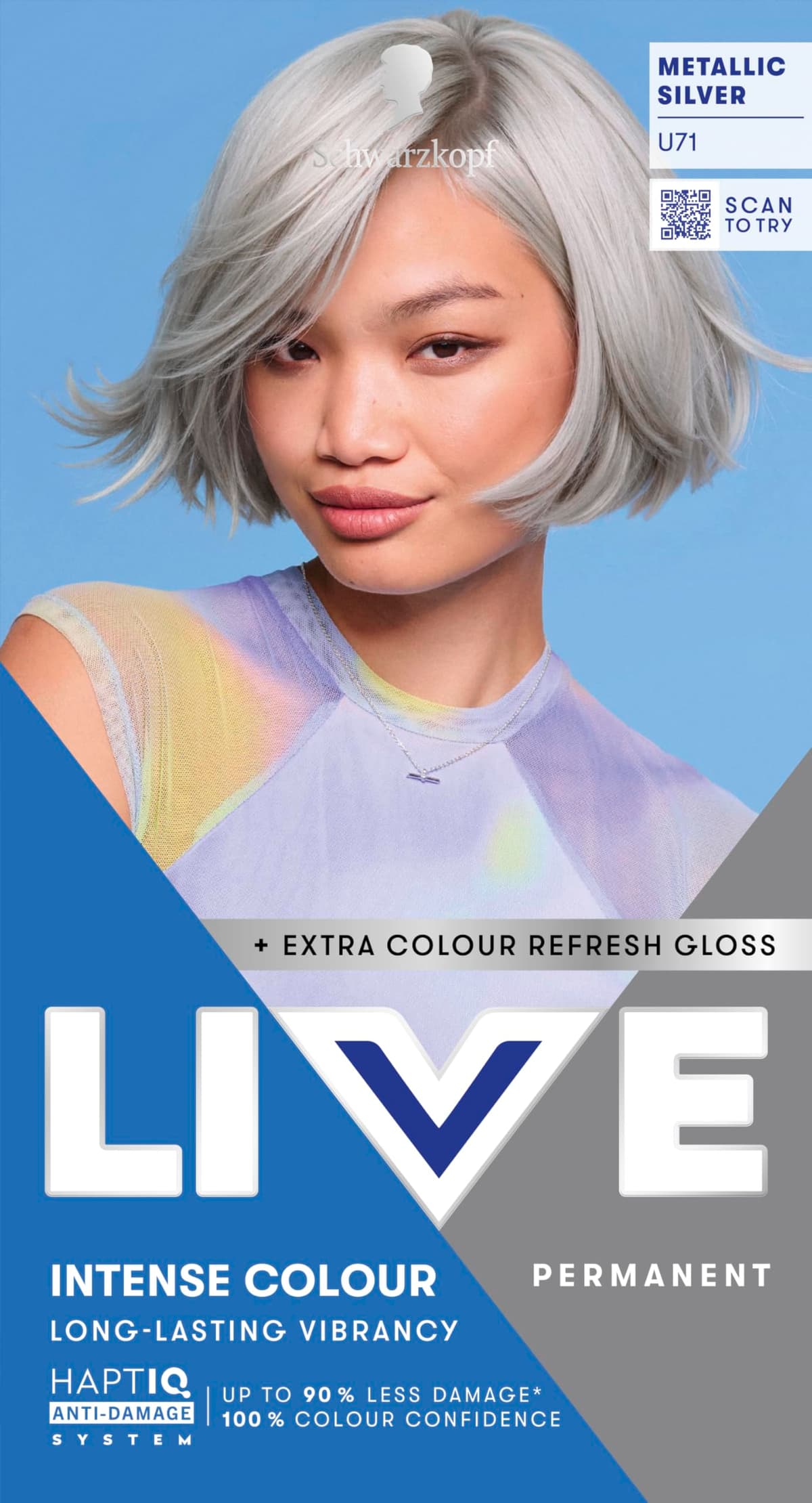 Schwarzkopf LIVE Intense Colour B11 Frosty Blonde, Long-lasting Permanent Blonde Hair Dye, For Lighter Hair, With Extra No-Brassiness Gloss — view 28
