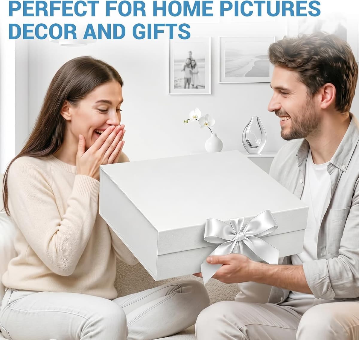 SwiftprintUK Personalised Canvas Photo Prints Your Photos Canvas Framed, Gallery Wrapped, – Perfect for Home Pictures, Decor and Gifts 46x31cm (18x12in) — view 5
