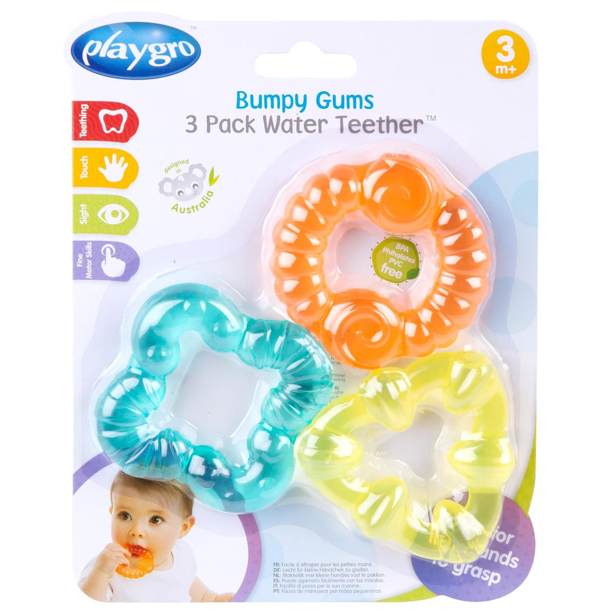 Playgro Juego de mordedores llenos de agua Bumpy Gums — view 2
