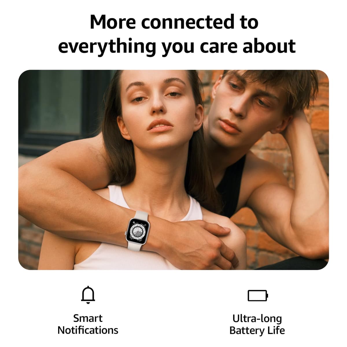 Smart Watch for Men Women Answer/Make Call, 1.85" Smartwatch, Fitness Watch with Heart Rate Blood Pressure Sleep Monitor, 140+Sports, IP68 Waterproof Step Counter Watch Compatible with Android IOS — view 6