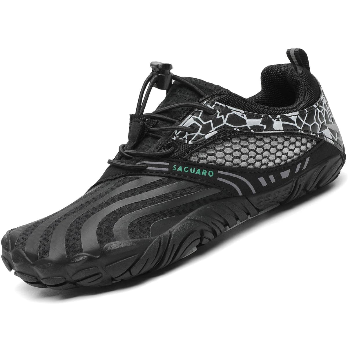 SAGUARO Niños Calzado Descalzos Zapatillas de Trail Niñas Transpirables Minimalistas Zapatillas de Deporte, 24-36 EU — view 14