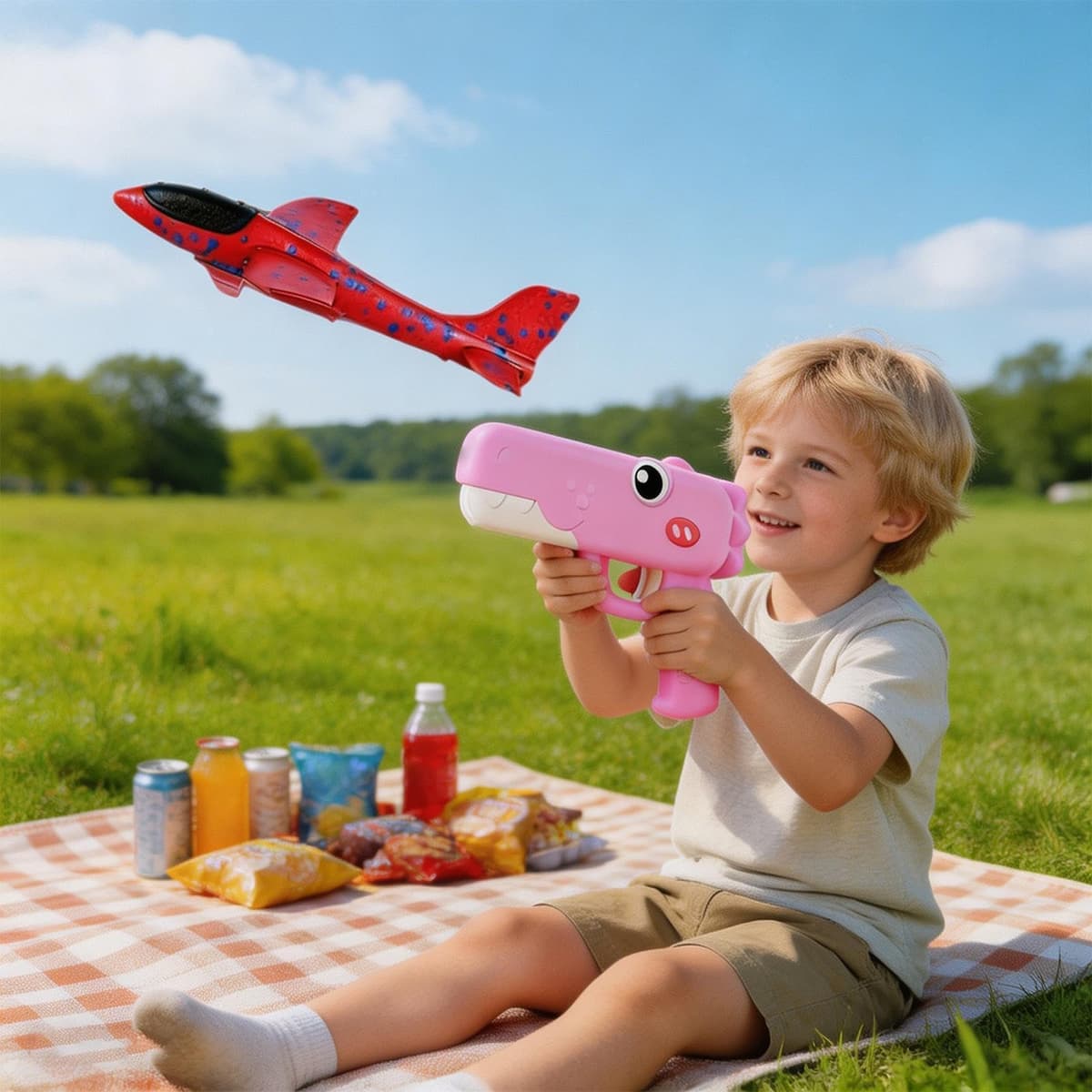 Lanzador Planeadores Espuma Dinosaurio, Divertidos Lanzador Aviones Dinosaurios, Nuevos Lanzadores Aviones Espuma Dinosaurio para Niños, Lanzadores Avione Espumas Dinosaurios, para Niños & Niñas — view 5
