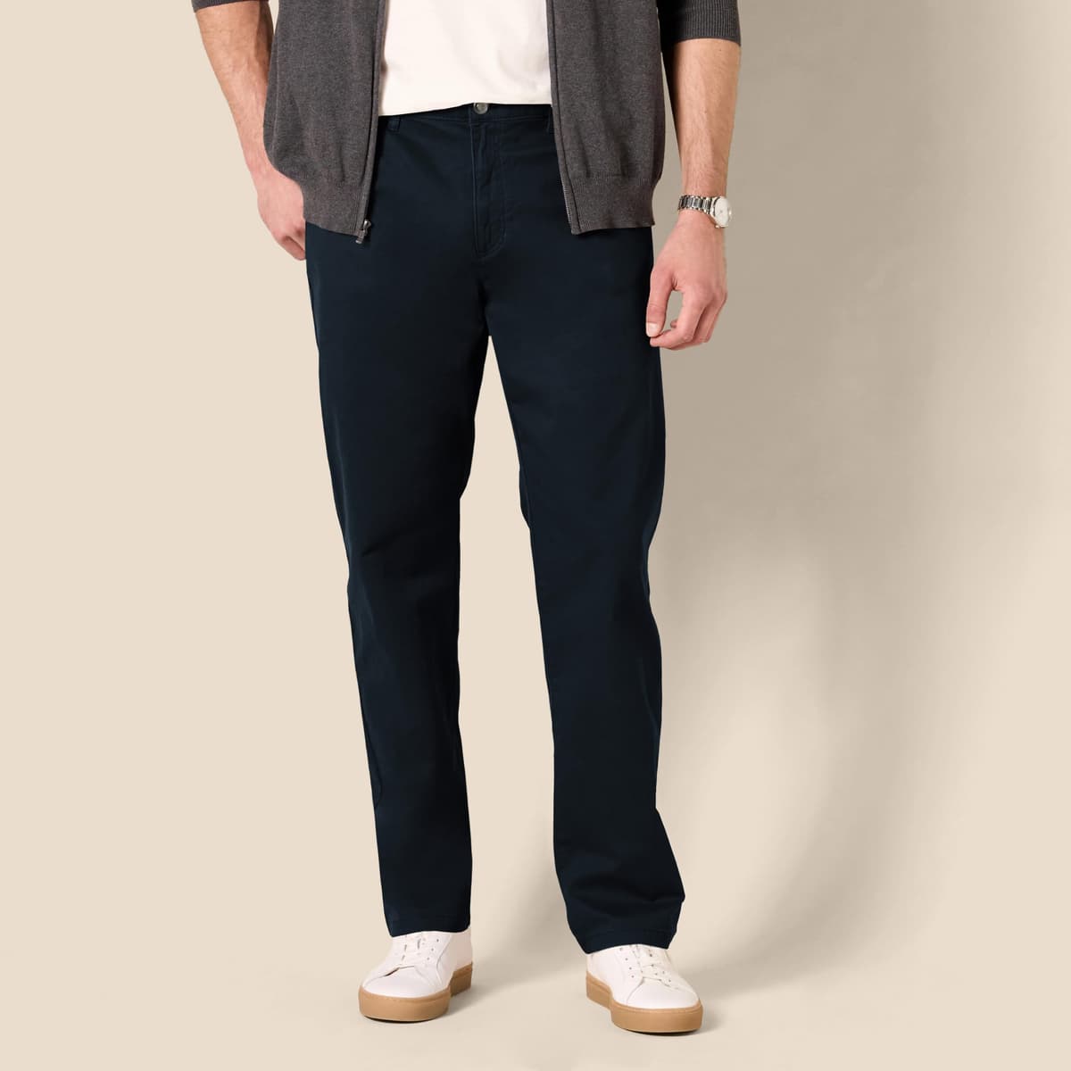 Amazon Essentials Men's Athletic-Fit 5-Pocket Stretch Twill Trouser (Available in Big & Tall) — view 6