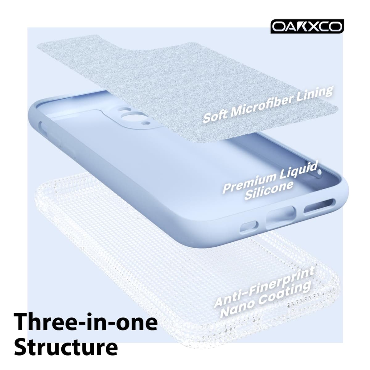 oakxco for iPhone 17 Pro Max Phone Case Liquid Silicone, Cute Thin Slim Grip Soft Rubber Gel for Women Men, Smooth Matte TPU Plain Solid Color Girly Simple Case with Camera Cover, Light Pink — view 416