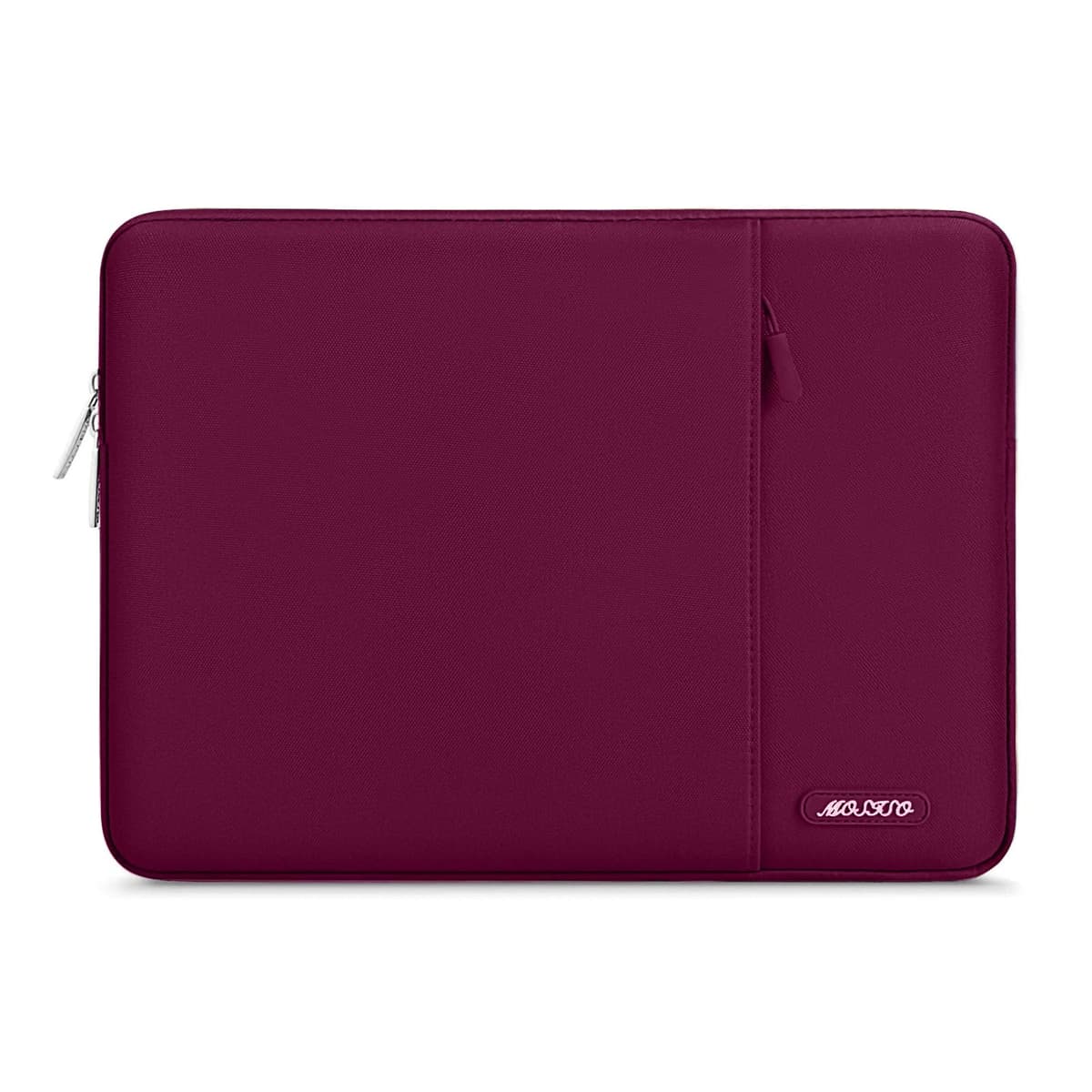 MOSISO Laptop Case 13.3 inch, 13-13.3 inch Laptop Sleeve Compatible with MacBook Air/Pro 13/Pro 14 M5 M4 M3 M2 M1, HP Dell ASUS Lenovo,Polyester Vertical Computer Sleeve Bag with Pocket, Gray — view 63