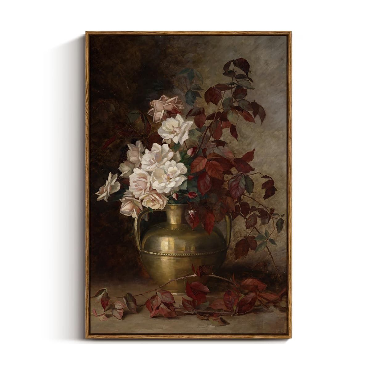 VIYYIEA Vintage Framed Black Dog Wall Art, Bedroom Living Room Minimalist Animal Art Decor, Antique Dog Canvas Print Paintings, Home Farmhouse Retro Still Life Decor, 12x16 Inch — view 64
