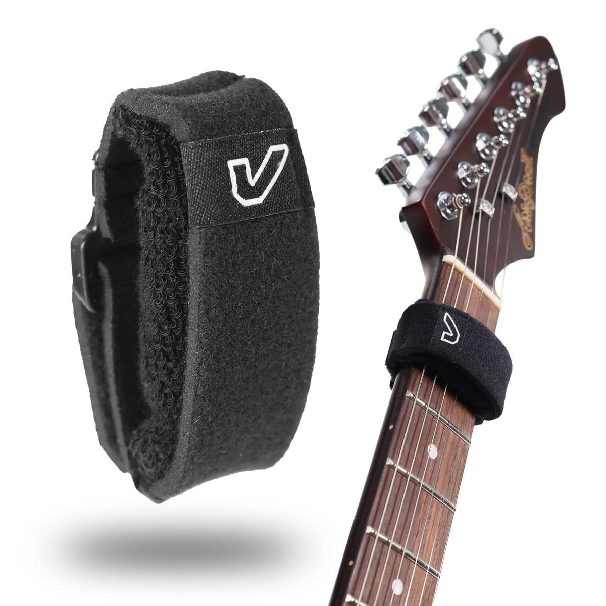 Gruv Gear FretWraps String Muter 1-Pack (Black, Medium) (FW-1PK-MD)