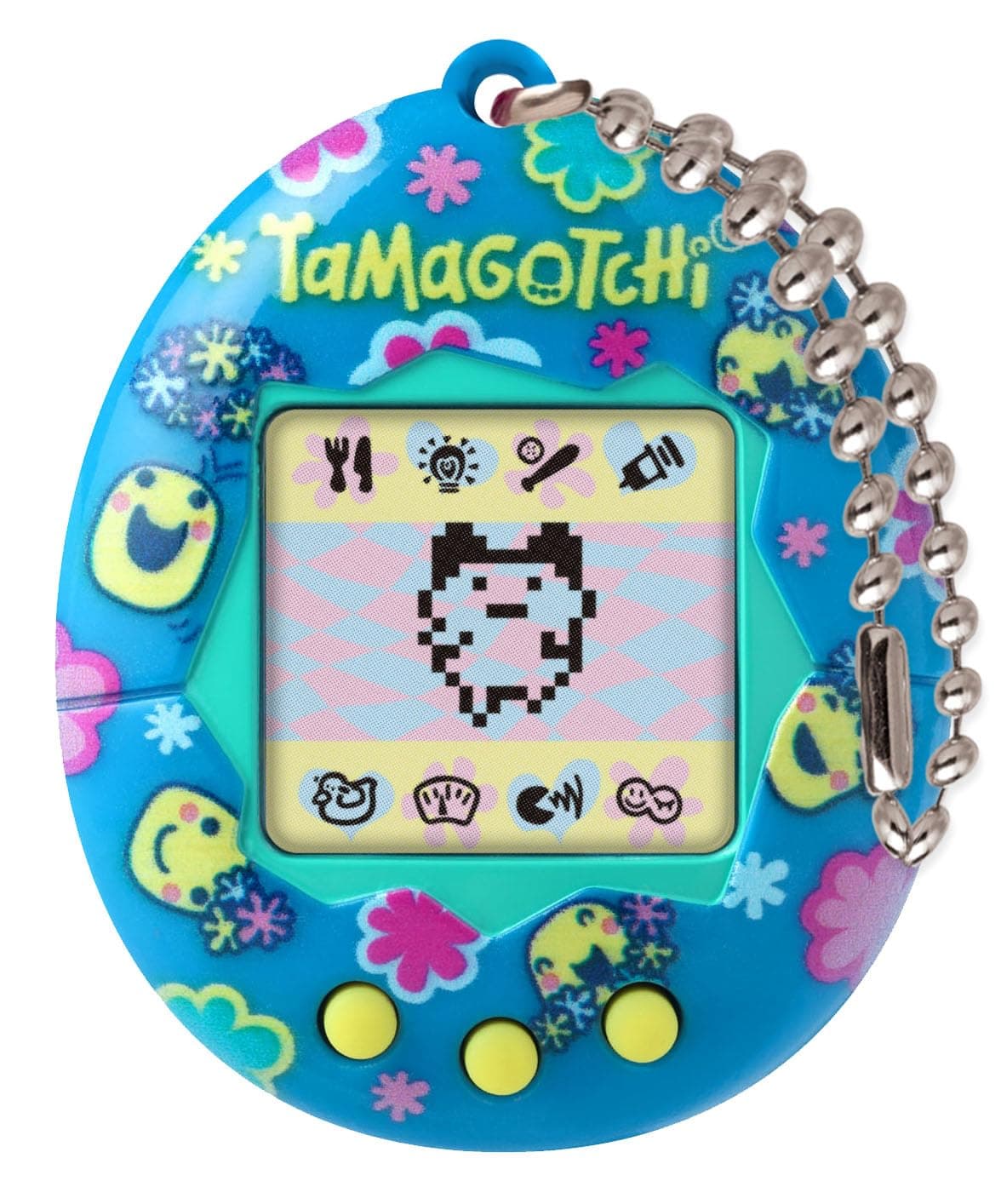 BANDAI, Tamagotchi Mascota Virtual Pink Treasure Jewel, Multicolor 42992, Juguete electrónico para Mayores de 8 años