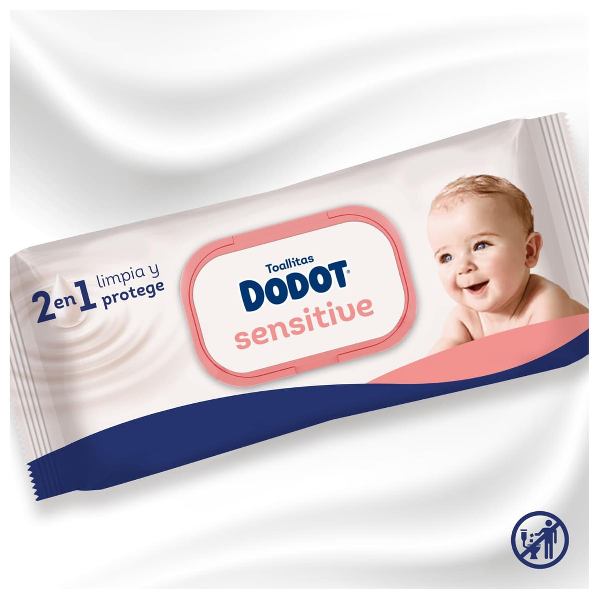 Dodot Toallitas para Bebé Sensitive - Paquete de 4 x 54 Toallitas - Total: 216 Toallitas — view 3