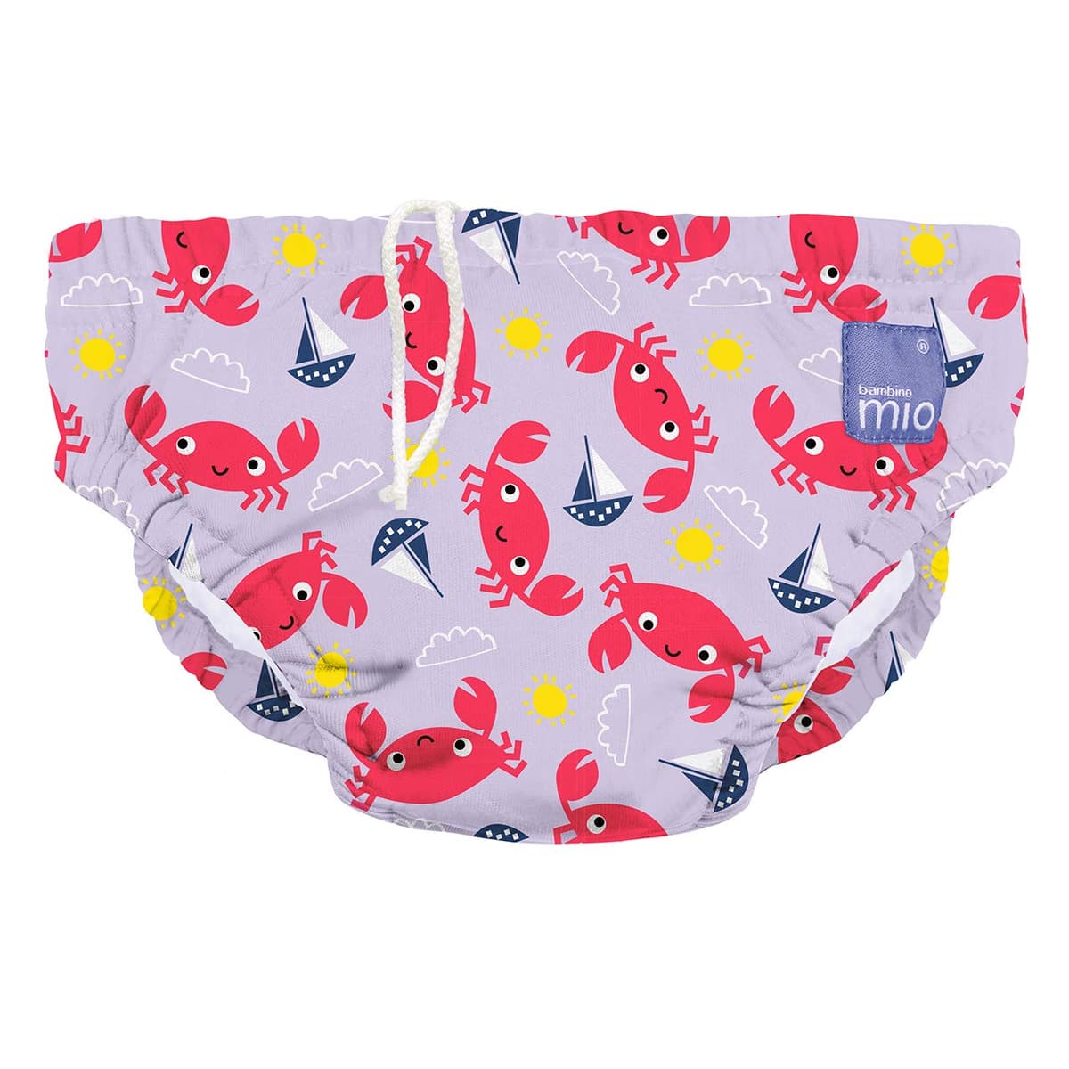 Bambino Mio Baby and Toddler Reusable Swim Nappy Pant, 2-3 Years, Whale Wharf, Boys and Girls — view 20