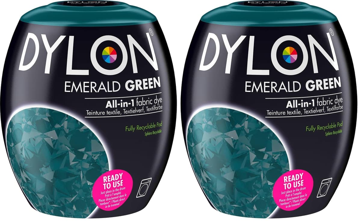 Dylon Washing Machine Fabric Dye Pod Intense Black, 350g, Packaging May Vary — view 30