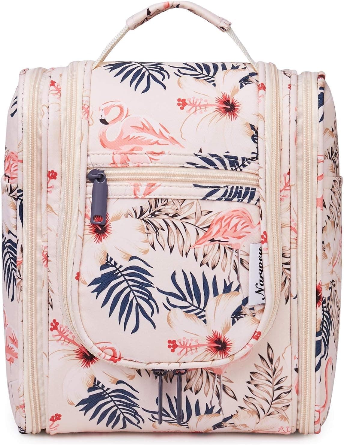 Narwey Neceser Mujer Bolsa de Aseo Colgante, Organizador de Maquillaje Neceser Viaje para Hombre y Mujer Accesorios de Viaje (Negro(Grande)) — view 30