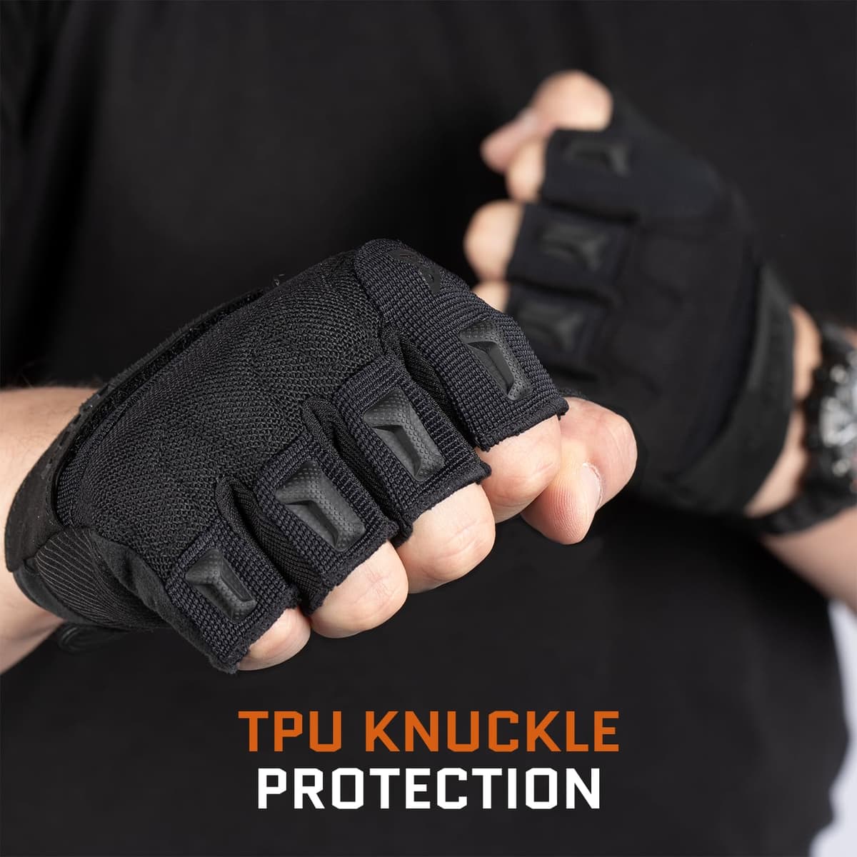 ACE Schakal Guantes sin Dedos - Guantes tácticos sin Dedos - para Paintball y Deportes de Tiro — view 4