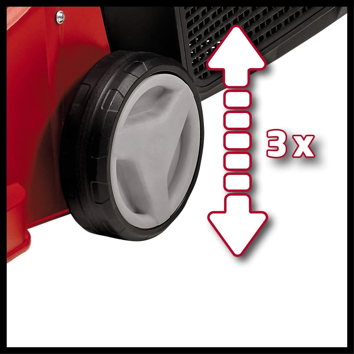Einhell Electric Lawn Mower, 32cm Cutting Width, 30L Grass Box, 3 Cutting Height Levels - Lightweight Corded Walk-Behind Lawnmower For Small To Medium Gardens GE-EM 1032 — view 3