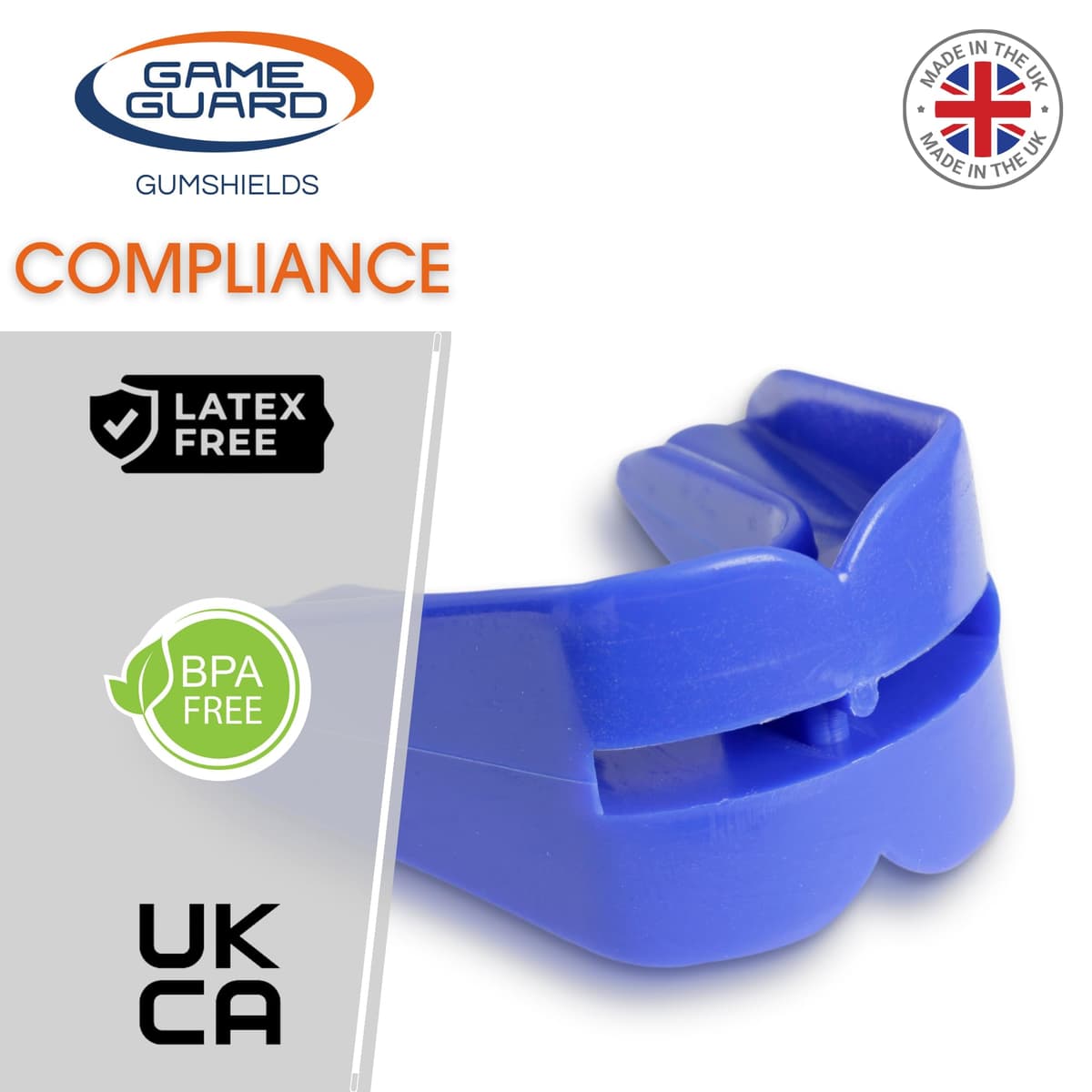 GAME GUARD - Protector bucal DOBLE/Protector de encías - para dientes superiores e inferiores - Protector bucal, Aprobado por CE, Boxeo, MMA, Deportes — view 3