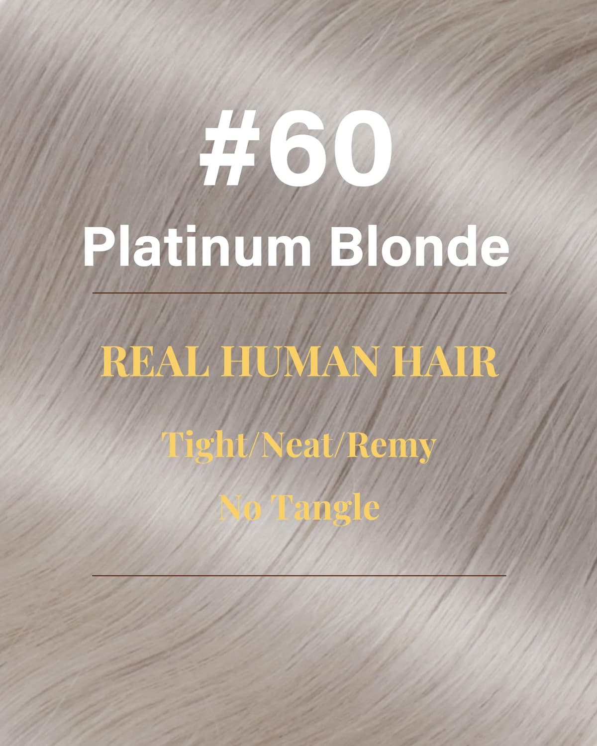 Hetto Tape in Hair Extensions Human Hair Platinum Blonde - Invisible Tape in Human Hair Extensions, Reusable Easy Wear Seamless Tape Ins 20pcs 30g 12 Inch #60 White Blonde — view 5