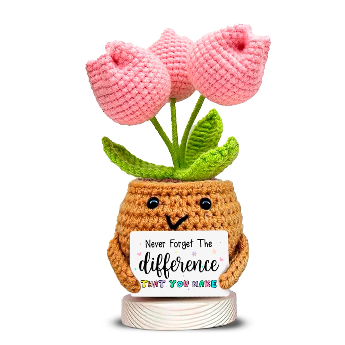 Crochet Alien Plush with Love Message – “You’re the Best Thing I’ve Ever Found on Earth” – Handmade Valentine’s Day Gift for Girlfriend, Boyfriend, Wife or Husband – Cute — view 41