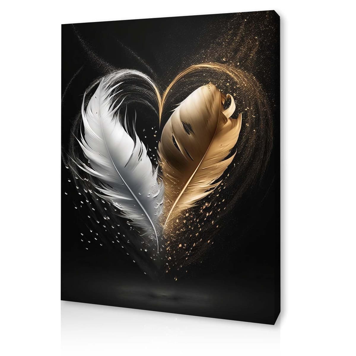 Qiukoo Framed Canvas Wall Art – Colourful Town Artwork, Waterproof Modern Print with Hook, Whimsical Wall Decoration for Living Room, Bedroom Pictures for Wall or Prints for Walls – 12x16 Inch — view 15