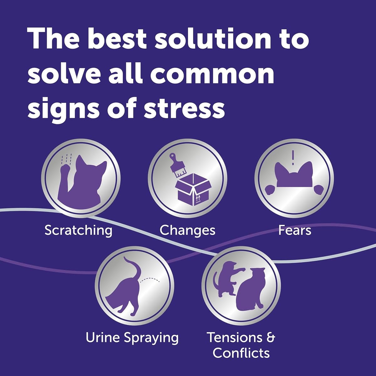 Feliway Optimum 30 Day Cat Calming Odourless Plug-In Pheromone Diffuser Starter Kit, 48ml - Helps Solve Signs of Stress in Ca — view 4