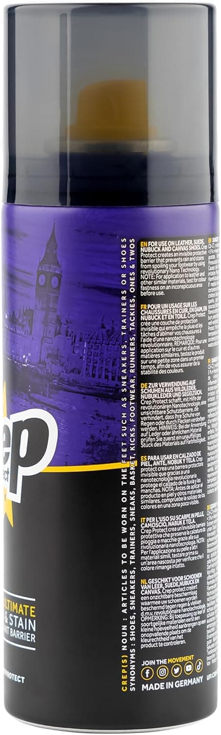 Crep Protect Shoe Protector Spray - 200ml Rain & Stain Waterproof Nano Protection for Sneaker, Leather, Nubuck, Suede & Canvas — view 8
