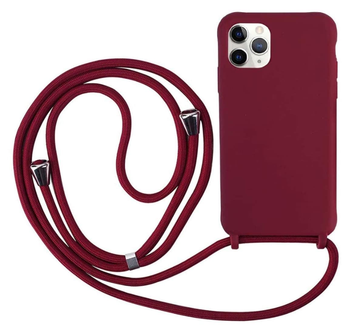 Funda Compatible con iPhone 17 Pro MAX(6.9"),Ajustable Collar Correa de Cuello Cordón Cuerda Carcasa TPU Bumper Silicona Skin Caso para iPhone 17 Pro MAX(6.9")-Verde — view 59