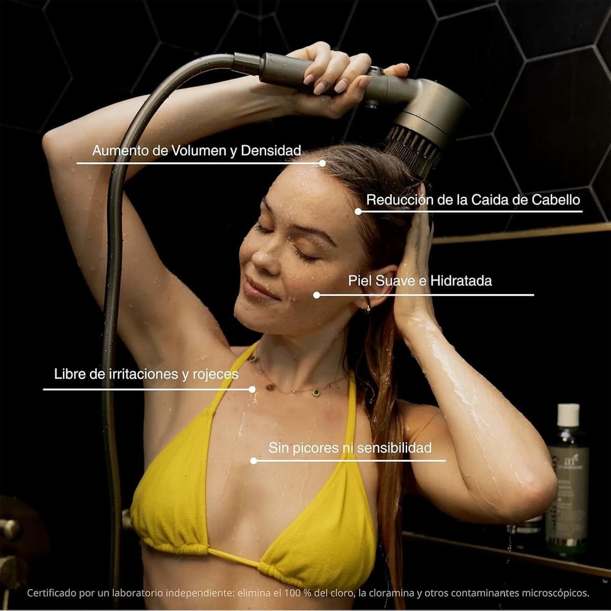 Oasis Shower Head with Filter Alcachofa De Ducha Con Filtro Alta Presión Tres Modos Ahorro De Agua Instalación Fácil Para Baño Diario (1 Piece) — view 3
