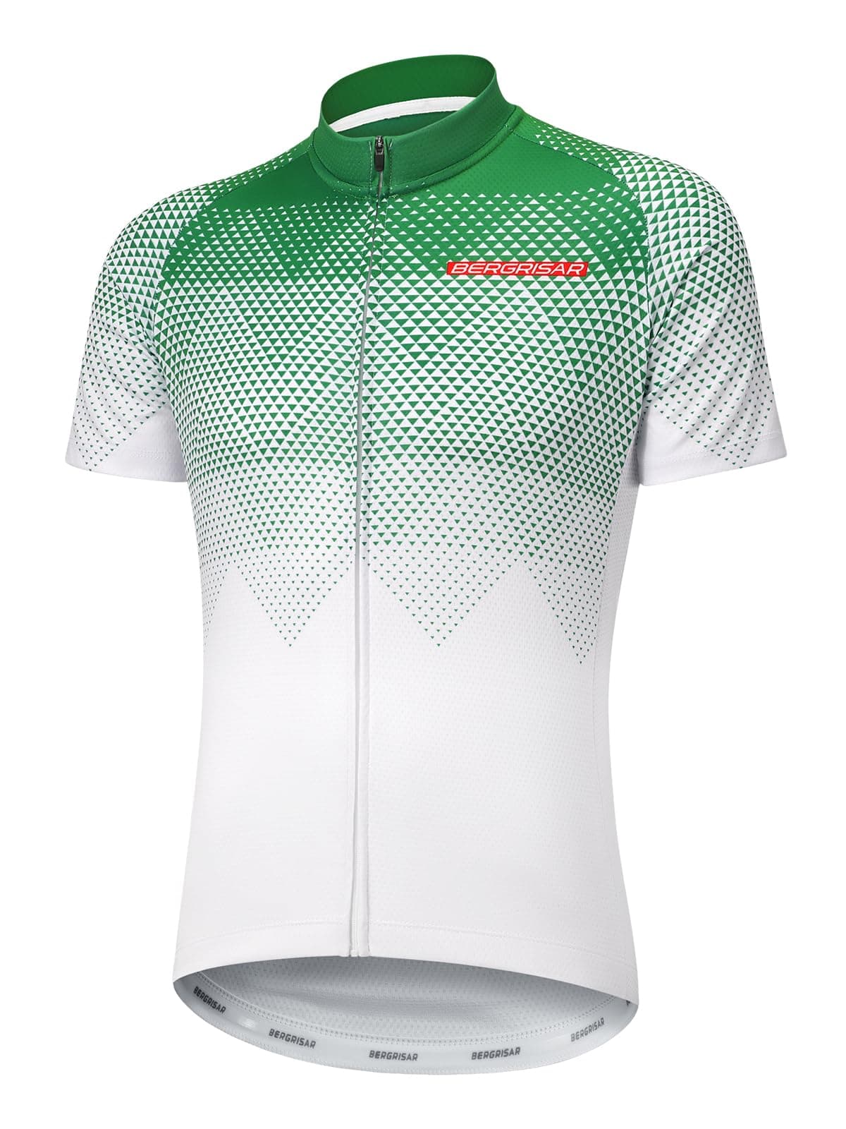 BERGRISAR Camiseta de Ciclismo de Manga Corta para Hombre, 3+1 Bolsillos con Cremallera — view 23