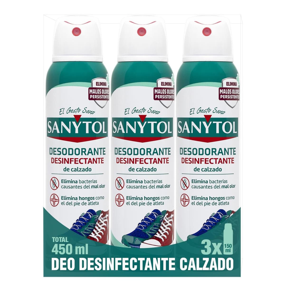 Sanytol Desodorante Calzado Desinfectante Spray - 150 ml — view 7